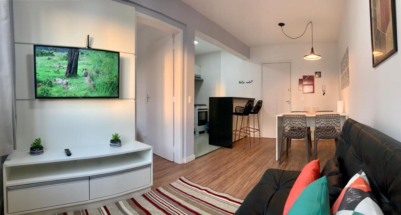 707- Apartamento Encantador, Amplo E Decorado, Quarto, Sala, Cozinha, Mobiliario Moderno, Cozinha Completa Com Utensilios , Excelente Vista Da Cidade E Localizacao Privelegiada No Bairro Bigorrilho Curitiba Exterior photo