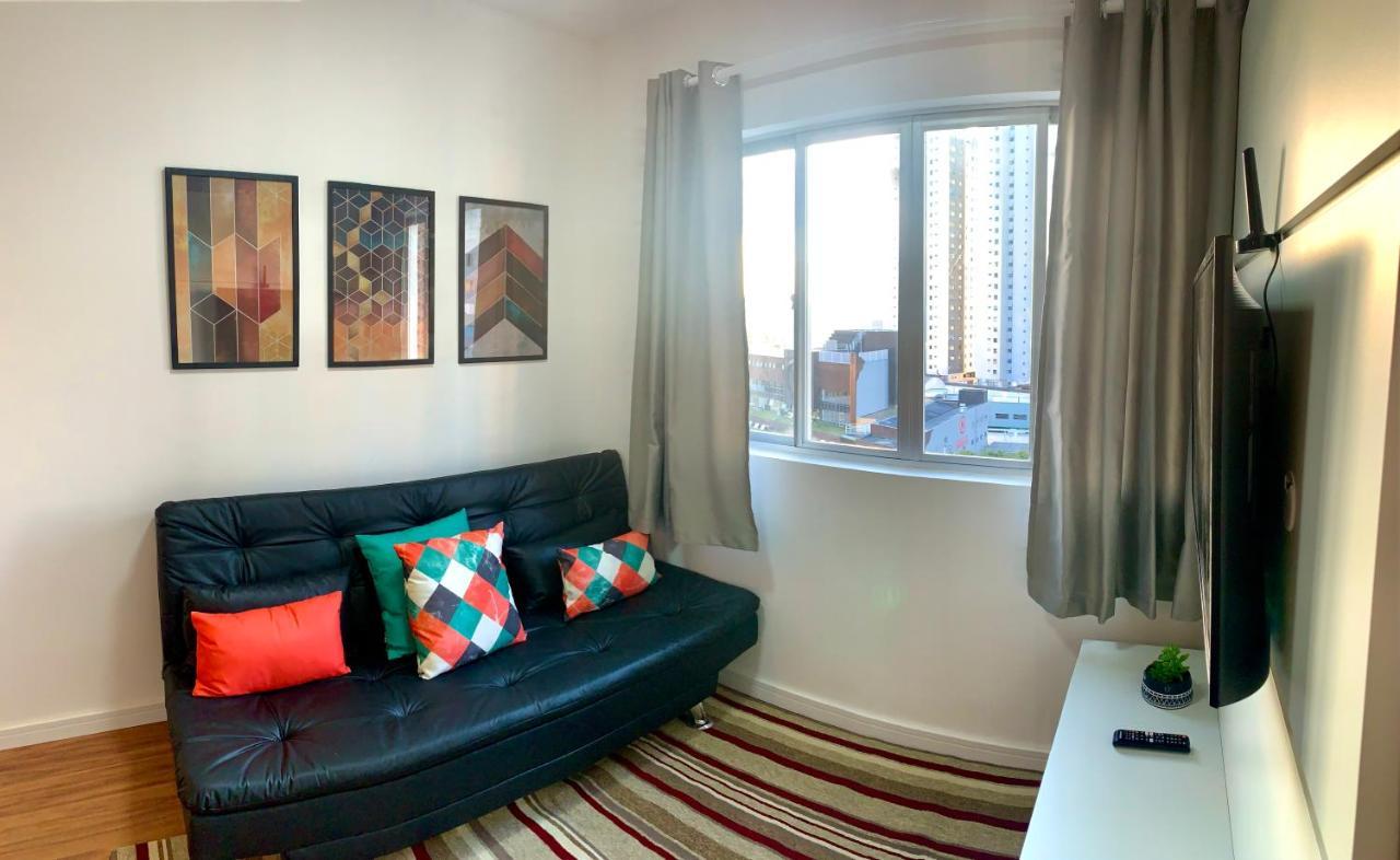 707- Apartamento Encantador, Amplo E Decorado, Quarto, Sala, Cozinha, Mobiliario Moderno, Cozinha Completa Com Utensilios , Excelente Vista Da Cidade E Localizacao Privelegiada No Bairro Bigorrilho Curitiba Exterior photo